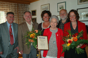 Verleihung der Bürgermedaille an Leni Kößl Mai 2009