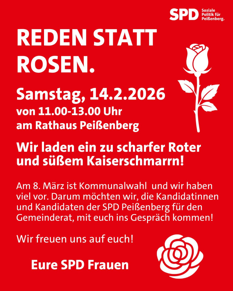 Reden statt Rosen